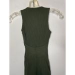 Naked Wardrobe  Women's XS One Piece Romper Olive Green Stretch Sleeveless NWOT Photo 7