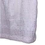 American Vintage Vintage White Eyelet Dress Size 10 Sleeveless Lace Crochet Romantic Dainty Boho Photo 13