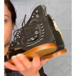 IRO Black Leather Lace Up Studded Gladiator Sandals Euro 41 MSRP $495 Photo 8