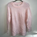 Lou & grey Texturestitch Waffle Knit Alpaca Blend Sweater Pink Small Photo 3