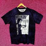 Misfits Fangs Tie Dye Purple Rock tshirt size 2X Photo 0