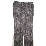 Womens Worth New York NWT $398 12 Snake Print Silk Pants Purple White Tall Gray Photo 5