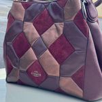 Coach Patchwork Leather Shoulder Bag
- Purple and Burgundy Photo 0