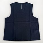 Quince  Silk Tank Top Womens Size XL Navy Washable Stretch Shirt Photo 0