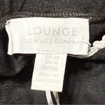 The White Company Lounge Leggings Medium Charcoal Black Side Stripe NWT Gray Photo 2
