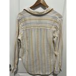 Universal Threads Womens Universal Thread Button Down Striped Size Medium Beach Vacation Coastal Photo 2