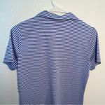 ep pro Golf Polo Shirt Blue White Stripes Photo 6
