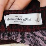 Abercrombie & Fitch  Burgundy & Black Skater Skirt Photo 3