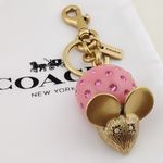 Coach  Mouse Bag Charm Keychain Photo 1