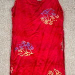 Imperfect vacation dress Max Mehra medium sleeveless tropical mini dress resort Yellow Photo 0