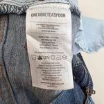 One Teaspoon - Harlets Mini Denim Shorts Two Tone Jeans Photo 9