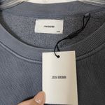 Joah Brown NEW!!  Cut Off logo Sweatshirt in Washed blue French Terry - S/M Photo 5