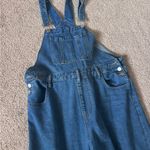 Boutique Unbranded Medium Wash Women's Casual Blue Denim Overalls Size XL Photo 5