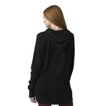 prAna NWT Milani Tunic Sweater Hoodie Top Dress ~ Black ~ XS Photo 9