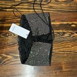 Akira NWT Black Rhinestone Bustier corset top Photo 1