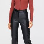 Aritzia Vegan Leather MELINA High Rise Pants Photo 0