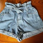 Cotton On Paper Bag Waist Denim Shorts Photo 2