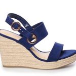 LC Lauren Conrad Lauren Conrad Blue Wedges Photo 0