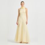 SONYA MODA NOELLE GOWN, Size Small, $580 Yellow Photo 6