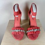 Anthropologie NWOB Jeffery Campbell Ruffled Purdy Heels  Wedding Formal Size 8 Photo 1