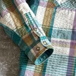 Urban Outfitters  Shirt Jacket Womens Medium Plaid Quilted Insulated Pockets Photo 6