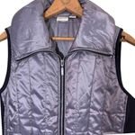 Chico's Chico’s Zenergy Silver Puff Vest Jacket Photo 1