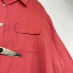 Edward Woman 2X Plus Pink Irish Linen Buttoned Shirt Summer Resort Breezy Beach Photo 3