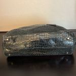 Kate Spade  Black Patent Leather Croc Pattern Shoulder Bag Satchel Tote EUC Photo 8