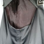 Blonde And Me Evening By Linda Bernell Elegant Black and Gold Beaded Dress Size 10 Photo 6