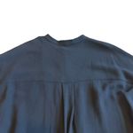 Theory  Black Button-Down Shirt Dress w/ Belt Crew Neck Pockets Size Small Womens Photo 8