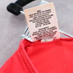 Mossimo Red Padded Halter Tie Bikini Tankini Tank Top Beach Swim S Small Photo 4