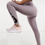 Nike swoosh 7/8 leggings in purple size medium Photo 11