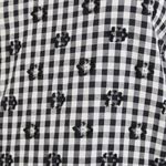 Madewell NWT Gingham Print Ruffle Hem Tent Midi Dress Black & White Size 12 NEW Photo 8