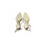 INC Women's Nude Patent Leather Strappy Heels Pink Size 7 Photo 5