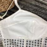 Amanda Uprichard White Sheer Panel Sleeveless Bodysuit S Photo 4