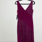 Ralph Lauren Ruby Prom Lace-Panel Jersey Gown Photo 7