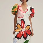 Anthropologie  Floral Maxi Dress with Puff Sleeves
S Photo 5