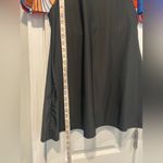Black Colorblock Short Sleeve Crew Neck Swim Dress Size 1XL Modest Bralette Photo 2