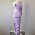 Day & Night  Asymmetric Ruched Cut Out Dress Lavender Estimated Size Small Photo 3