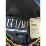 Vintage Delaru‎ Linda Bernell Women's Sequin Halter Neck Maxi Dress Black Size 4 Photo 9