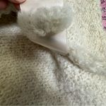 Anthropologie Wool Alpaca Blend Knitted & Knotted Felted Lace Ivory Cream Top Photo 11