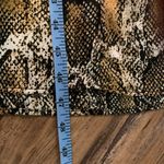ZARA  Tie Neck Animal Snake Print Midi Dress  Sz Small S EUC Photo 5