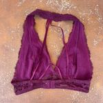Urban Outfitters NWOT maroon lace Halter bralette  Photo 1