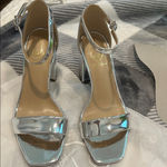 Sam Edelman  Daniella Mirror Metallic Ankle Strap Dress Sandals Photo 2