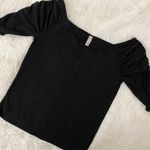 Free People New‎  Ruched Short Sleeve Crop Top Photo 1