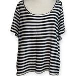 Cato women’s striped cropped top size 22/24w Photo 0