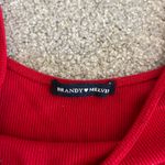 Brandy Melville  Red Tank Top Cropped Photo 2