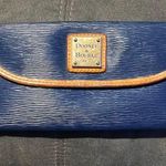 Dooney & Bourke Navy and Tan Saffiano wallet Photo 0