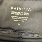 Athleta Run With It Skort Women's Sz M Black Stretch Workouts Athleisure Sporty Photo 6