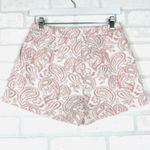Victoria Beckham Blush Pink Paisley Brocade Shorts - Women's Size 4 Photo 7